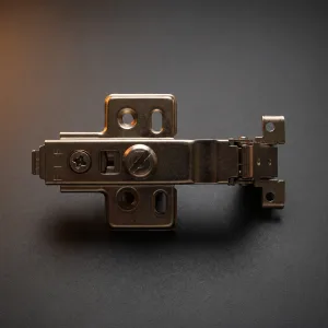 ציר לדלת זכוכית BRA שחור 3D